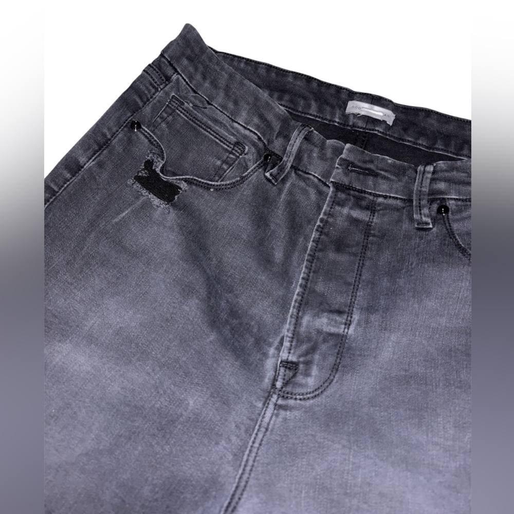 Good American Charcoal Denim Pants